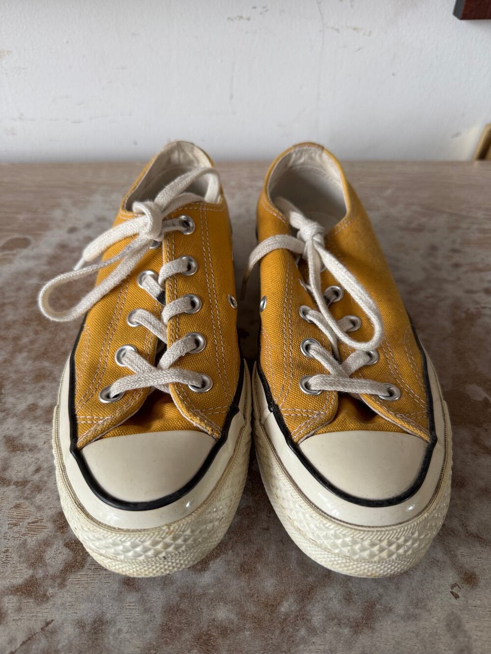 Converse 1970 Sunflower Yellow Low Top Sneakers Ladies 6